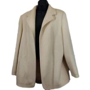 Alorna Vintage off white Wool coat.